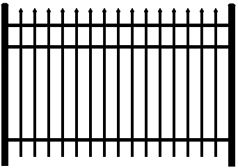 EFS 15 Elite Aluminum Fence